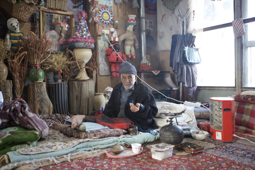 portrait of old Iranian man